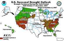 Seasonal U.S. Drought Outlook<