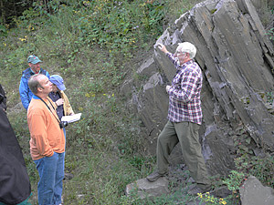 William Cannon, USGS, describes the geologic history of the Palms Formation and Ironwood Iron-formation 